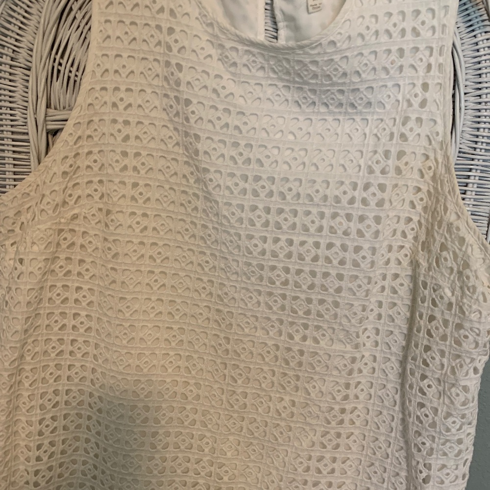 White dress top